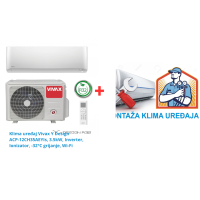 Klima uređaj Vivax Y Design ACP-12CH35AEYIs, 3.5kW, Inverter, Ionizator, -32°C grijanje, Wi-Fi SA MONTAŽOM